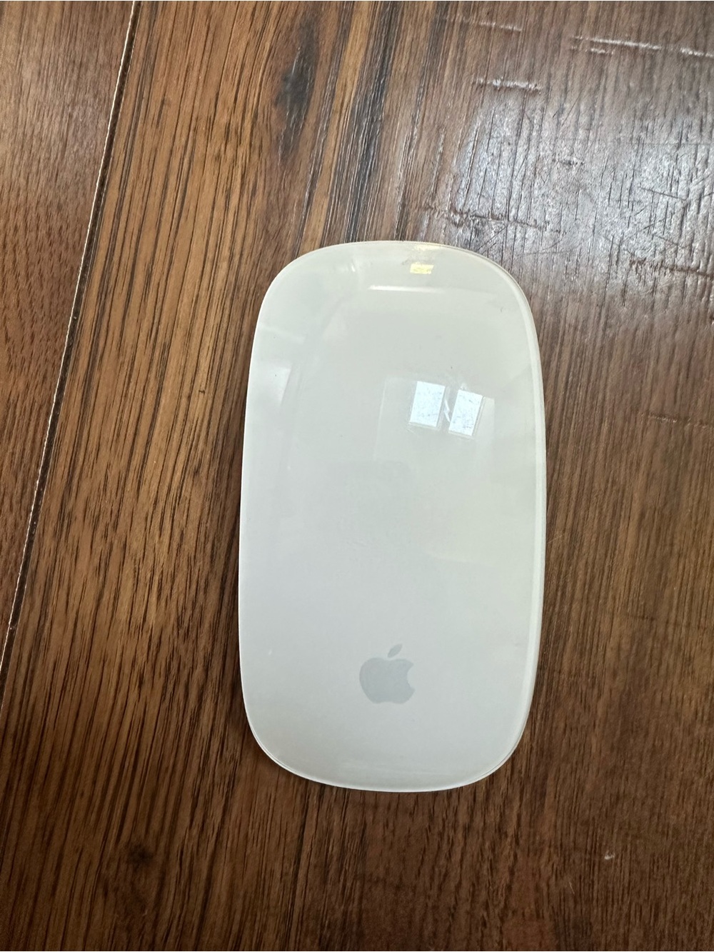 Apple White Wireless Magic Mouse with Apple Logo